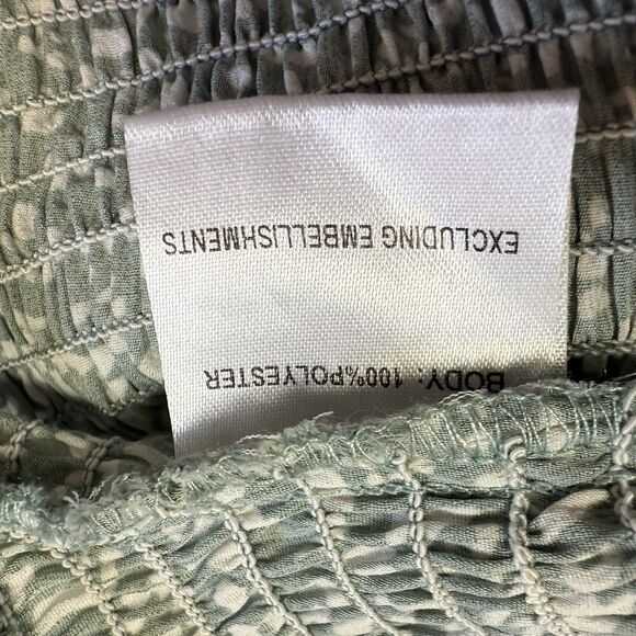 Ambiance Women's Size Medium Green Short Sleeve Lace Up Body Suit - Picture 5 of 16